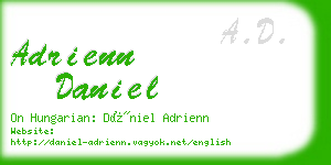adrienn daniel business card